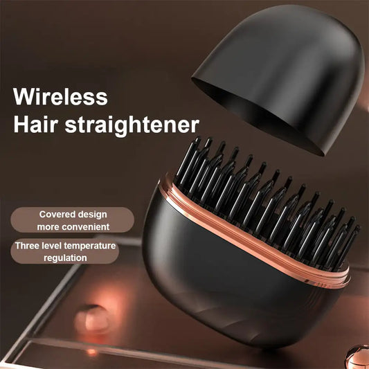 LisseGo™ Mini Styler Pro – Cordless Straightening Comb
